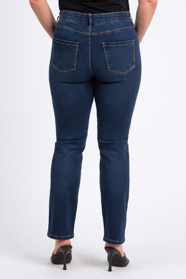 Smooth 5-Pocket Jeans, Denim, original image number 2
